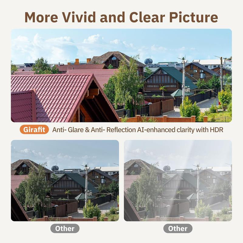 🎉 Second Piece OFF 30%🦜 Install on the window | AI Full-Color Night Vision, 24/7 Recording, Remote Viewing