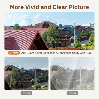 🎉 Second Piece OFF 30%🦜 Install on the window | AI Full-Color Night Vision, 24/7 Recording, Remote Viewing