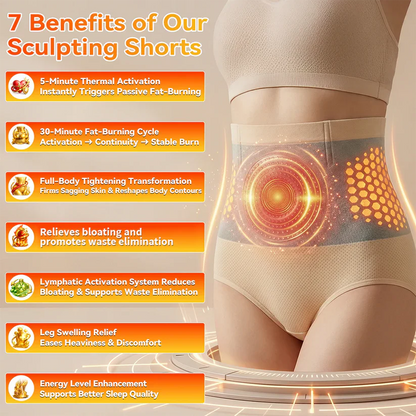 Moringa & Berberine 4-In-1 Sculpting & Fat-Burn Shorts