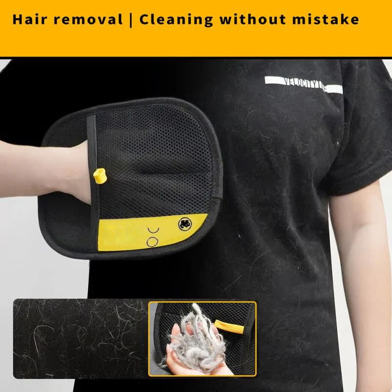 🔥BUY 1 GET 1 Free🔥🐾🧤 Pet Hair Remover Electrostatic Gloves – Double-Sided Efficient, Soft Silicone & Washable Reusable (Versatile Home+Car)!
