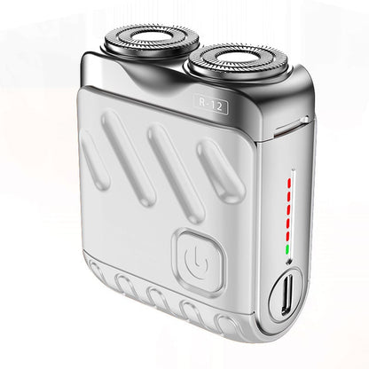 ⚡ 65% OFF Flash Sale！Double-Ring Portable Shaver – Perfect Gift for Every Guy