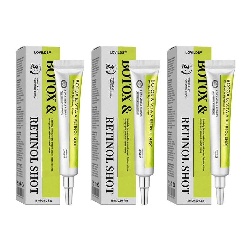 𝑶𝒇𝒇𝒊𝒄𝒊𝒂𝒍 𝑺𝒕𝒐𝒓𝒆👍| Regain youthful skin nown 💫LOVILDS® BOTOX & VITA A RETINOL SHOT Wrinkle Lift Tightening Cream
