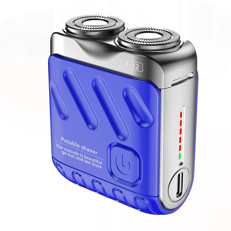 ⚡ 65% OFF Flash Sale！Double-Ring Portable Shaver – Perfect Gift for Every Guy