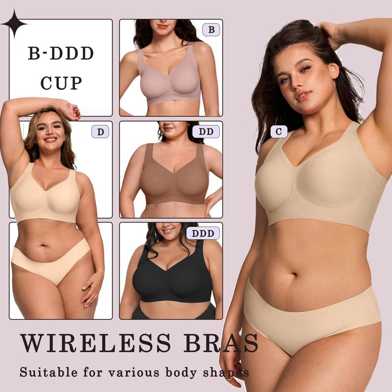 💗Full coverage wireless bra💗