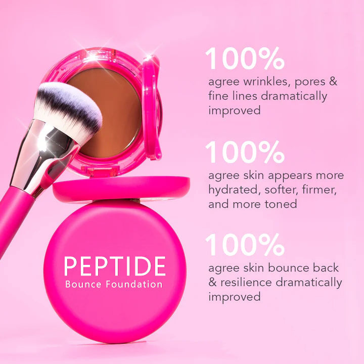 Final 3 Hours: Free brush🔥 Peptide Bounce Foundation