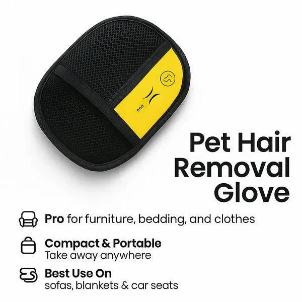 🔥BUY 1 GET 1 Free🔥🐾🧤 Pet Hair Remover Electrostatic Gloves – Double-Sided Efficient, Soft Silicone & Washable Reusable (Versatile Home+Car)!
