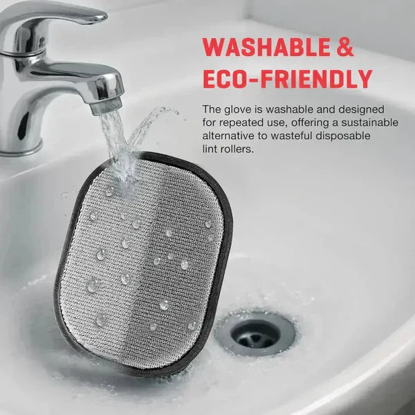 🔥BUY 1 GET 1 Free🔥🐾🧤 Pet Hair Remover Electrostatic Gloves – Double-Sided Efficient, Soft Silicone & Washable Reusable (Versatile Home+Car)!
