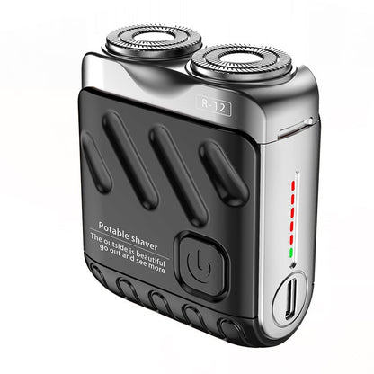 ⚡ 65% OFF Flash Sale！Double-Ring Portable Shaver – Perfect Gift for Every Guy