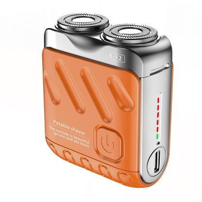 ⚡ 65% OFF Flash Sale！Double-Ring Portable Shaver – Perfect Gift for Every Guy