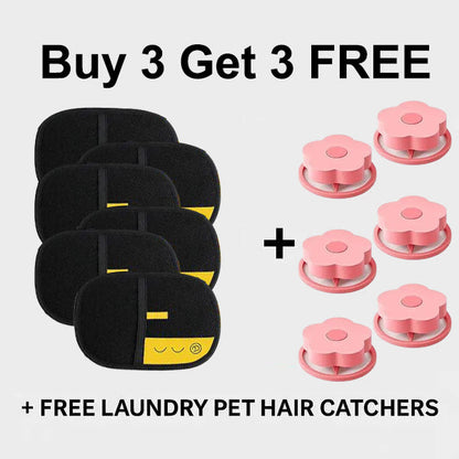 🔥BUY 1 GET 1 Free🔥🐾🧤 Pet Hair Remover Electrostatic Gloves – Double-Sided Efficient, Soft Silicone & Washable Reusable (Versatile Home+Car)!